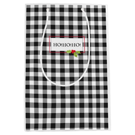 Pset Kerstmis Holly Ho Ho Holiday Cheer Medium Cadeauzakje (Voorkant)