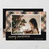 Pset Merry kerst Multi-fotokerstkaarten (Voorkant / Achterkant)