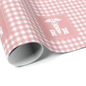 Pset Pattern RN Registered Nurse Afstuderen Cadeaupapier (Rol Hoek)