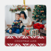 Pset Photo Holiday Keramisch Ornament (Voorkant)