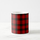 Pset Scottish Clan MacQueen Red Black Check Koffiemok (Center)