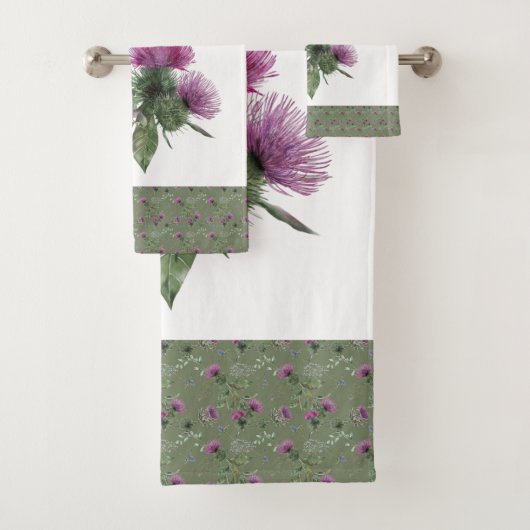 Pset Scottish Pattern Bad Handdoek (Insitu)
