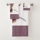 Pset Scottish Pattern Bad Handdoek (Insitu)