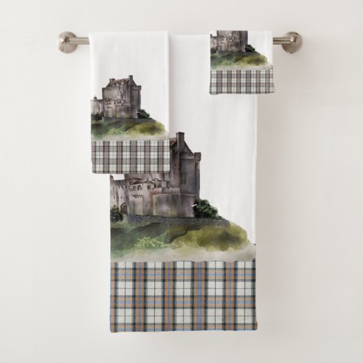 Pset Scottish Pattern Bad Handdoek (Insitu)