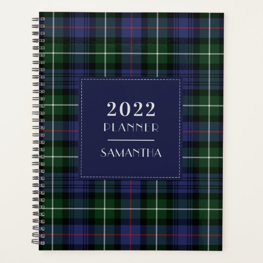 Pset Tartan Clan MacKenzie 2022 Planner (Voorkant)