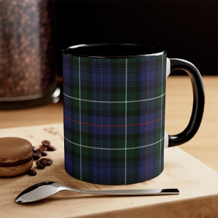 Pset Tartan Clan MacKenzie Green Black Check Mok