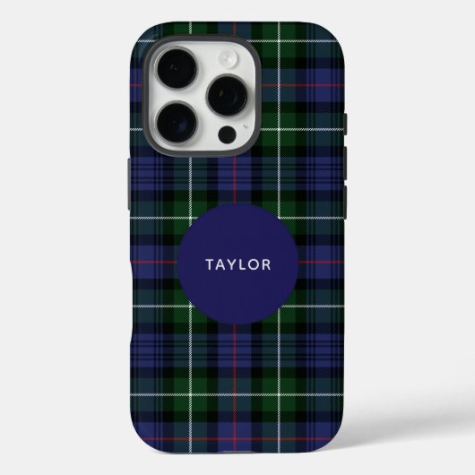 Pset Tartan Clan MacKenzie Persoonlijk Case-Mate iPhone Case (Achterkant)