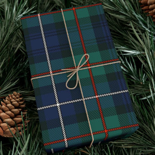 Pset Tartan Clan Robertson Rustic Check Cadeaupapier