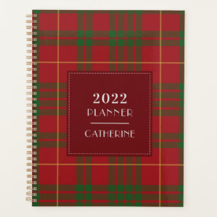 Pset Tartan Elegant 2022 Clan MacTavish Planner