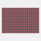 Pset Tartan Gift Wrap (set van 3) Inpakpapier Vel (Voorkant 3)
