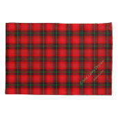 Pset Tartan Red Black Pattern Trendy Kussensloop (Achterkant)
