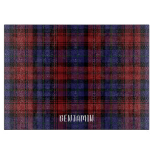 Pset Tartan Red Paars Clan MacLachlan Check Snijplank