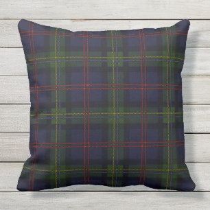 Pset Tartan Rustic Green Paars Check Malcolm Buitenkussen