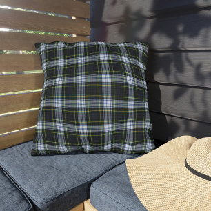 Pset Tartan Rustic Green White Check Gordon Buitenkussen