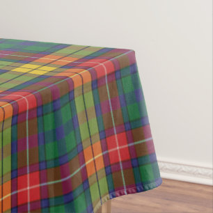 Pset Tartan Scottish Clan Buchanan Check Tafelkleed