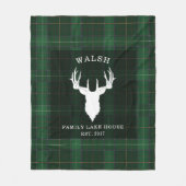 Pset Walsh Family Lake House Fleece Deken (Voorkant)