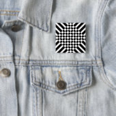 pseudo-schaakbord vierkante button 5,1 cm (In situ)