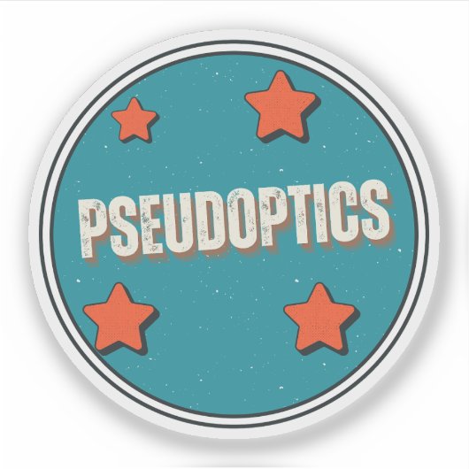 Pseudoptiek Sticker (Voorkant)