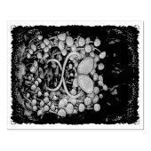 Psilocybe Allenii Rubberstempel (Afrduk)