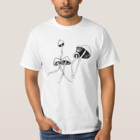 Psilocybin-paddenstoel T-shirt (Voorkant)