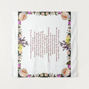 PSLAM-11ת De Heer is in zijn heilige tempel, Wandkleed