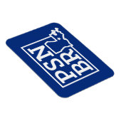 PSN BR Wit op Blue State Magnet Magneet (Rechterzijde)