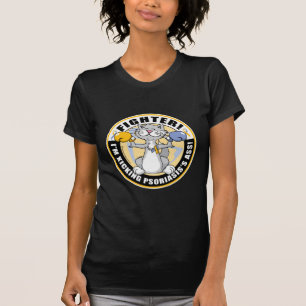 Psoriasis Cat Fighter T-shirt