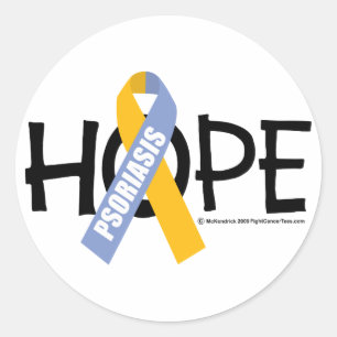 Psoriasis Hope Ronde Sticker