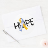 Psoriasis Hope Ronde Sticker (Envelop)