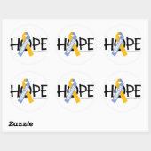 Psoriasis Hope Ronde Sticker (Vel)