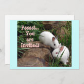 Psst, je bent uitgenodigd. kaart (Voorkant / Achterkant)