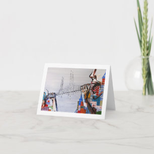 PSU SPHR Art Note Card Kaart