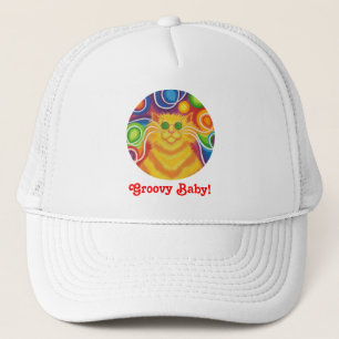 Psy-cat-delic 'Groovy Baby!' vrachtwagenhoed Trucker Pet
