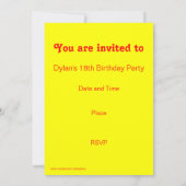 Psy-cat-delic invitation verticale (Dos)