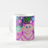 Psy-cat-delic Pink mug (Devant gauche)