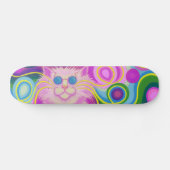 Psy-cat-delic Pink skateboard (Horz)