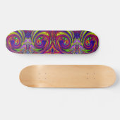Psycedelic Swirls Cool Skateboard (Horizontaal)