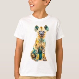 Psych-Kleur Hyena Pop Art T-Shirt Grafisch