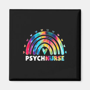 Psych Neurse Tie Dye Verneveling Psychiatrische ge Magneet