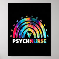 Psych Neurse Tie Dye Verneveling Psychiatrische ge