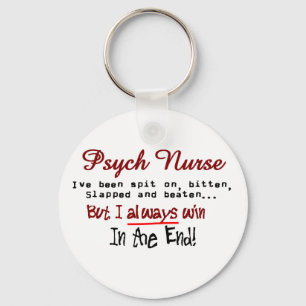 Psych Nurse Hilarious gezegden Gifts Sleutelhanger