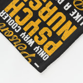 Psych Nurse Psychiatric Nursing RN Fleece Deken (Hoek)