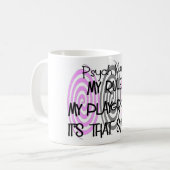 psych verpleegster hilarisch koffie mok (Voorkant links)