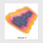 Psyche-Delic ruimtevaartuig Sticker (Vel)