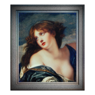 Psyche door Jean-Baptiste Greuze Foto Afdruk