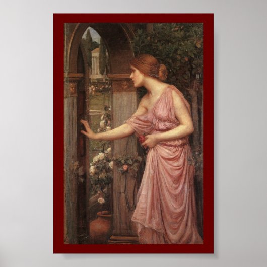 Psyche Entering Cupid's Garden Poster (Voorkant)