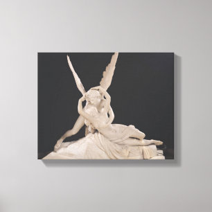 Psyche herzien door de Kus van Cupid 1787-93 Canvas Afdruk