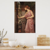 Psyche Open de deur in Cupid's tuin - 1904 Poster (Keuken)