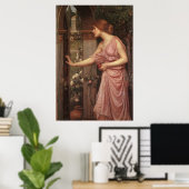 Psyche Open de deur in Cupid's tuin - 1904 Poster (Thuiskantoor)