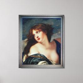 Psyche van Jean-Baptiste Greuze Canvas Afdruk